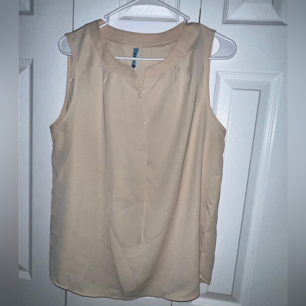 Que Zhu blouse women’s cream size M